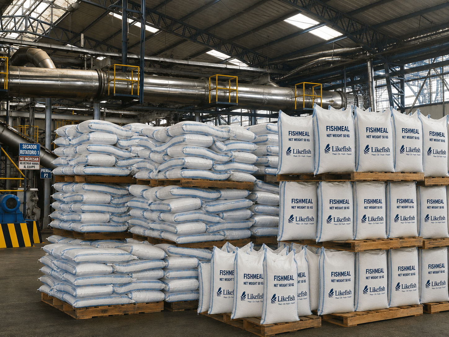 Fishmeal warehouse